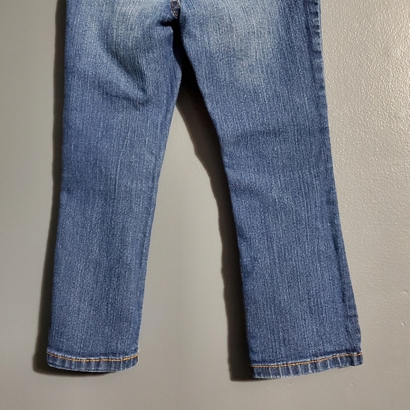 Childrens Place Girls Bootcut Jeans Dark Wash Adjustable Waist Size 4t - Picture 4 of 5